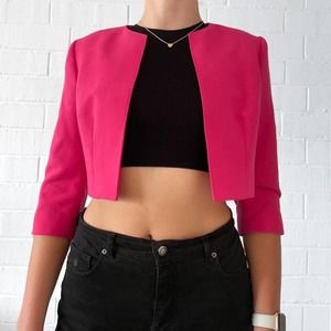 Anne klein pink blazer